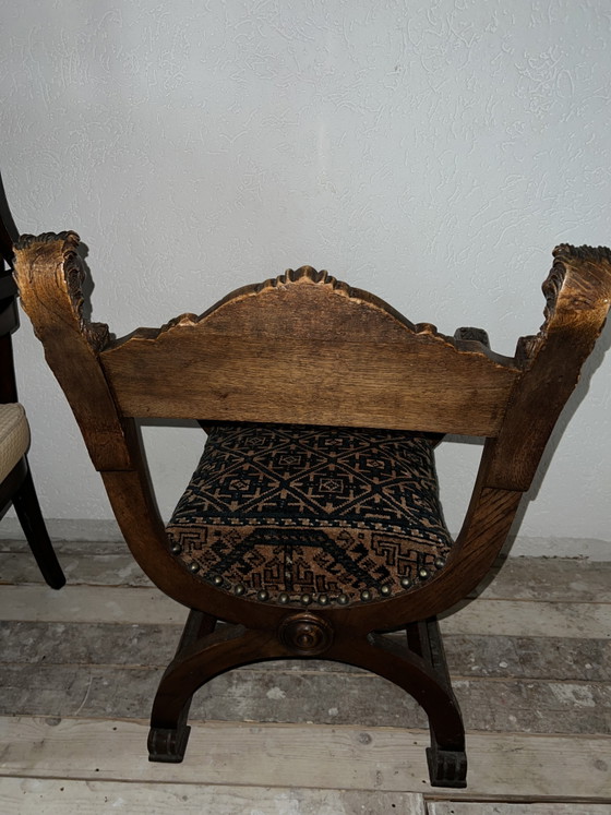 Poltrona antica Mechelen – Poltrone, Textile, Wood (photo 9 of 9)