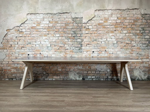 Mesa de comedor de diseño - Contrachapado de abedul gris – eettafels, Wood