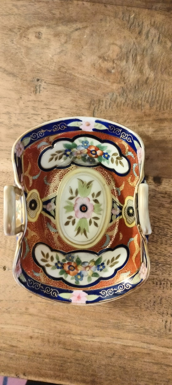 Image 1 of Platillo antiguo de porcelana japonesa Noritake, en estado usado, de la década de 1900.