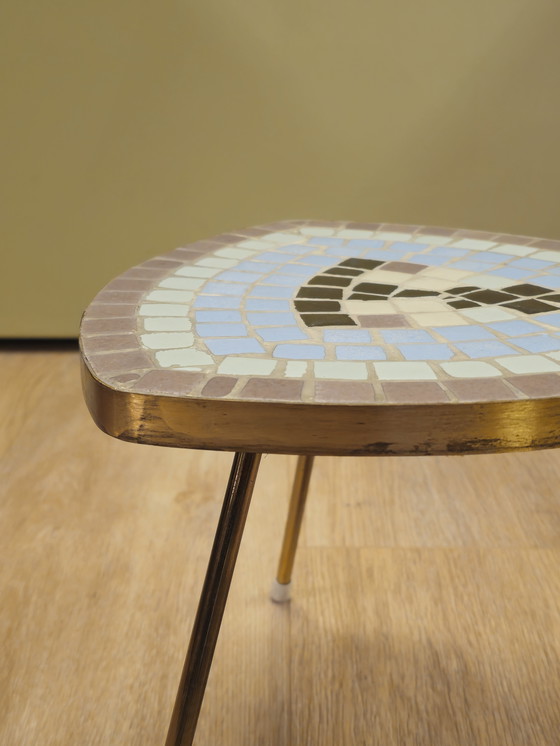 Image 1 of Vintage Mosaic Side Table Plant Table Table