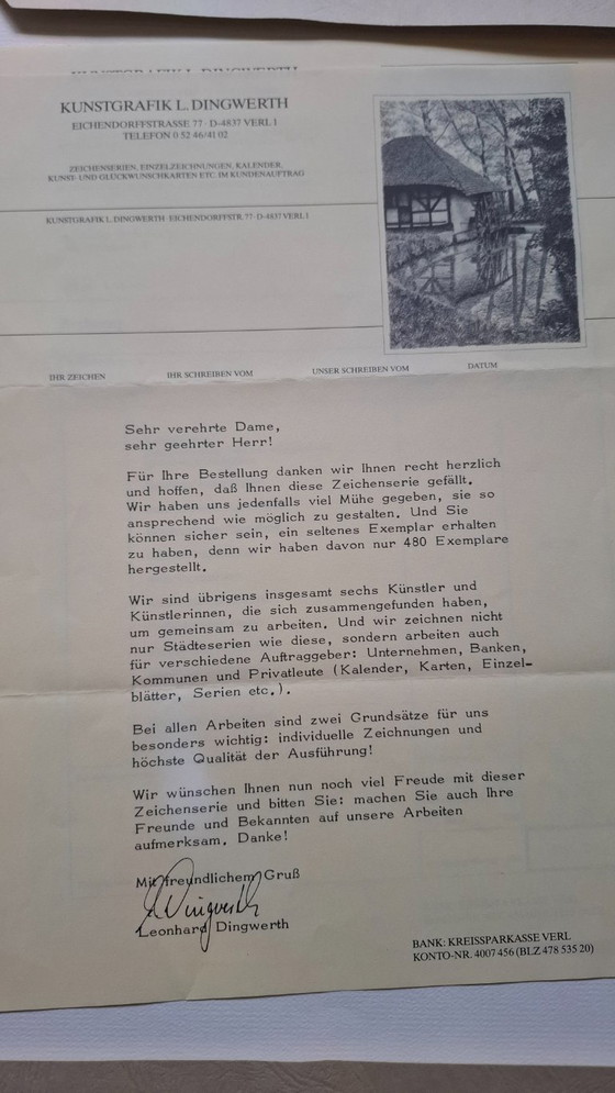 Lübecker Impressionen, Bleistiftzeichnungen – Kunst, Paper (photo 2 of 8)