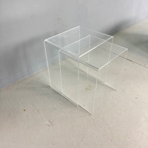 Image 1 of Set mimi in perspex vintage 2 pezzi