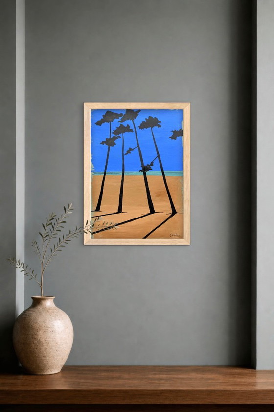 Framed Acrylic 40x30cm – Paintings & Drawings, Paper (photo 3 of 6)