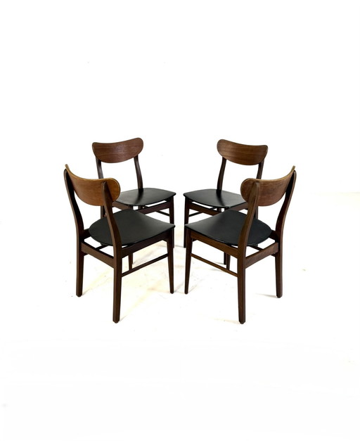 Set of 4 vintage dining room chairs, Farstrup Møbler '60