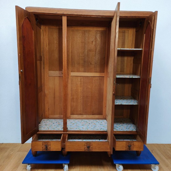Image 1 of Armoire Art Déco vintage, armoire démontable