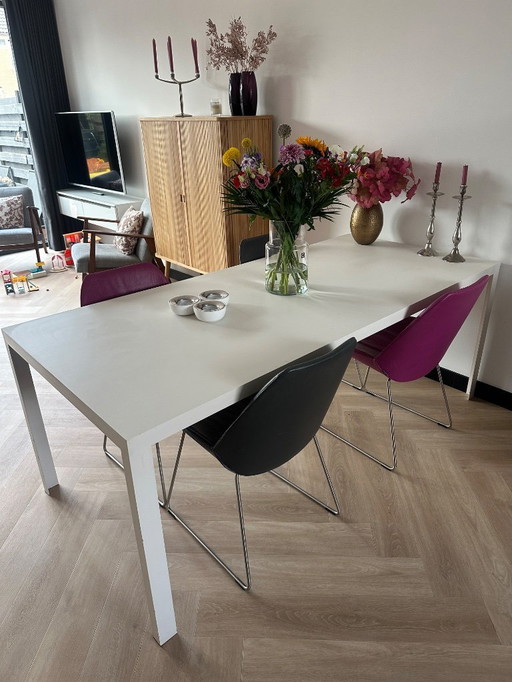 Metaform K1 dining table ceramic white 200cm