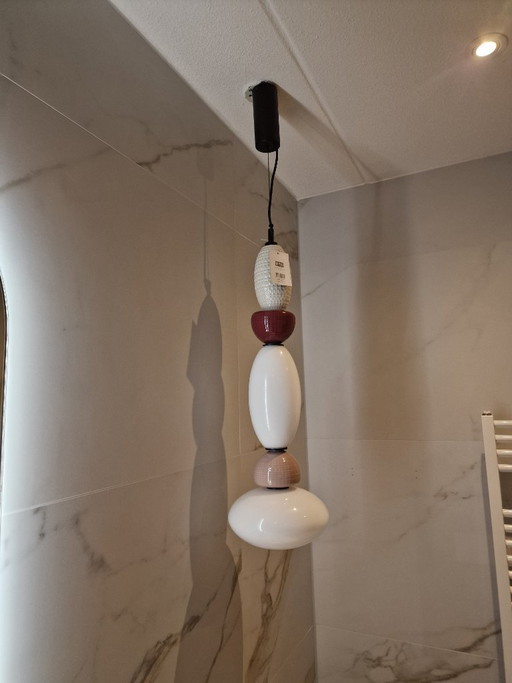 By-Boo Pendelleuchte Garca vertikal – hanglampen, Ceramic, Glass