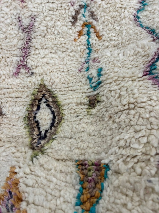 Image 1 of Marokkaans handgemaakt wollen tapijt 160x250 cm – Beni Ourain stijl kleurrijk Berber tapijt