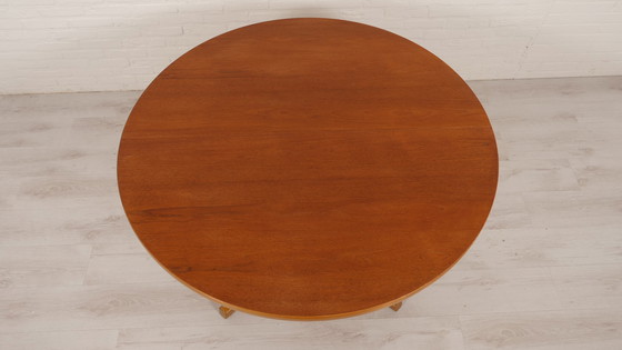 Image 1 of Vintage Round Dining Table | Teak | Extendable