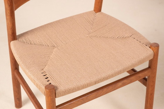 Image 1 of 2x Børge Mogensen BM1 Silla de comedor de roble, años 50 Dinamarca