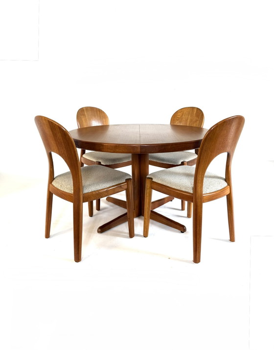 Image 1 of Vintage extendable Danish dining table, Bramin ‘60