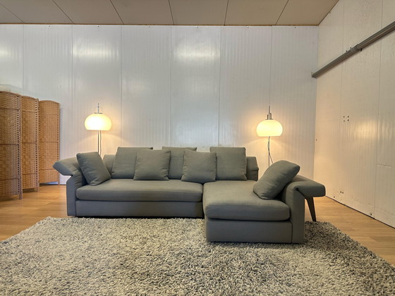 Image 1 of Divano angolare Minotti Collar con tavolino Minotti in condizioni nuove