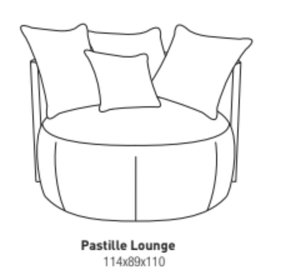 Image 1 of Doodle Pastille met Poef