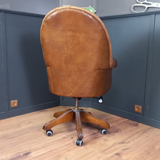 Image 1 of Vintage Chesterfield Office Chair