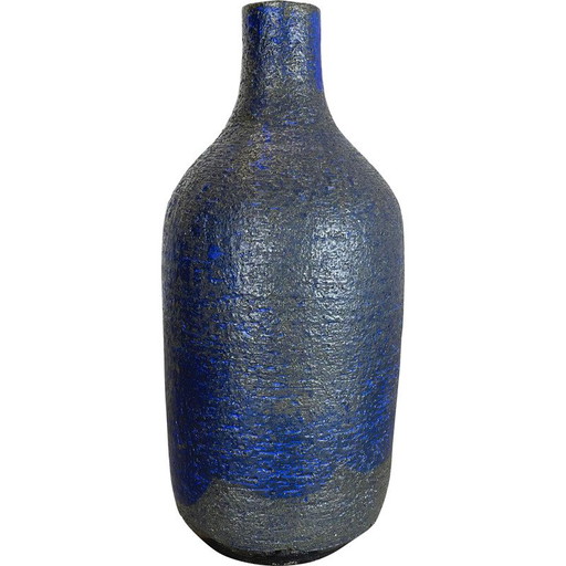 Vase vintage en grès de Gerhard Liebenthron, Allemagne 1970