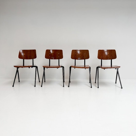 Set of 4 Galvanitas S17 chairs by Paul Philipsen, 1965 – Dining chairs, Metal (photo 3 of 15)