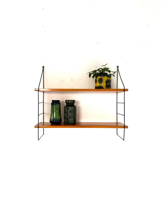 Vintage Shelving unit, WHB Germany ‘60 – Wood, Metal (photo 2 of 8)