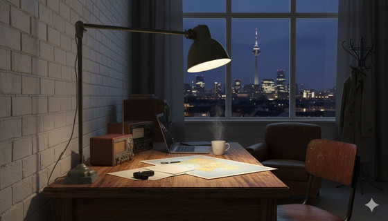 Image 1 of Lampada industriale vintage – militare ungherese – design industriale