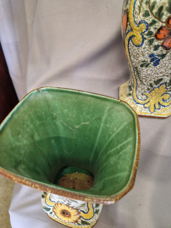 Image 1 of Old Delft potten en vazen set