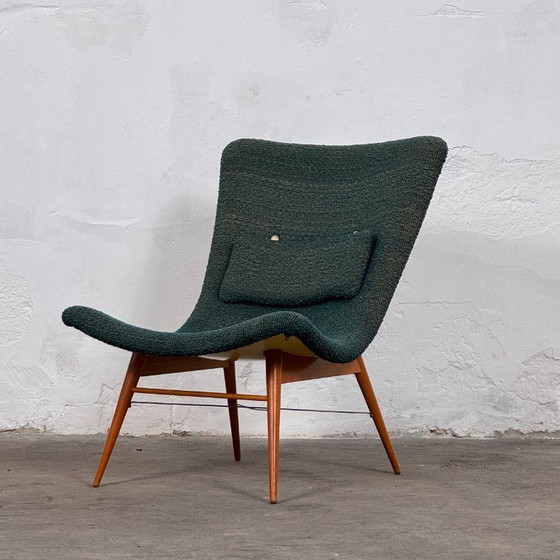 Image 1 of Pair of Mid-Century Lounge Chairs by Miroslav Navrátil for Český Nábytek, 1959