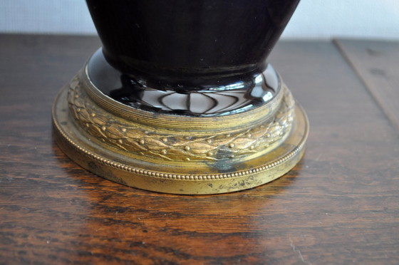 Image 1 of Pair of large earthenware vases from Tours Saint Radegonde by the ASCH factory (ref 3233)