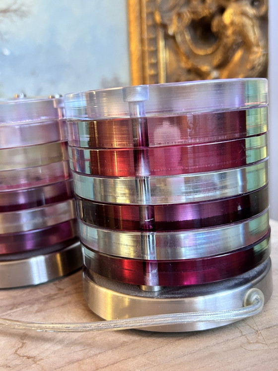 Coppia di Lampade da tavolo vintage Brilliant Palma – Metal, Glass (photo 2 of 12)