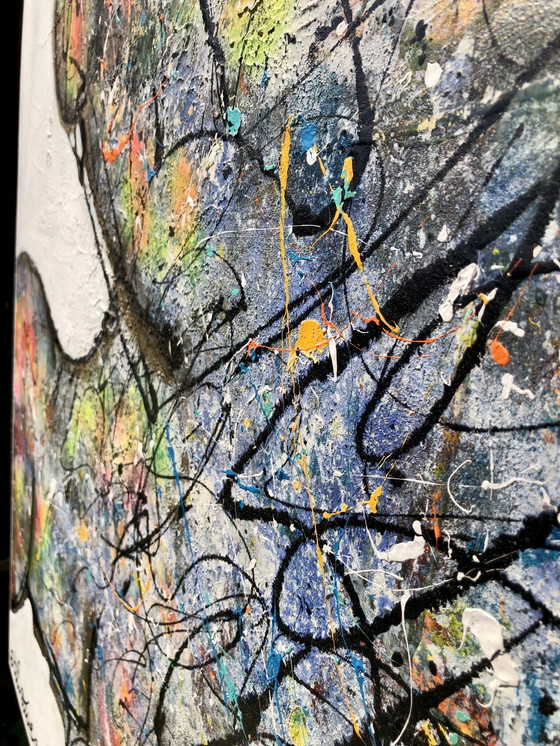 Image 1 of Erik Zwezerijnen schilderij 100x100