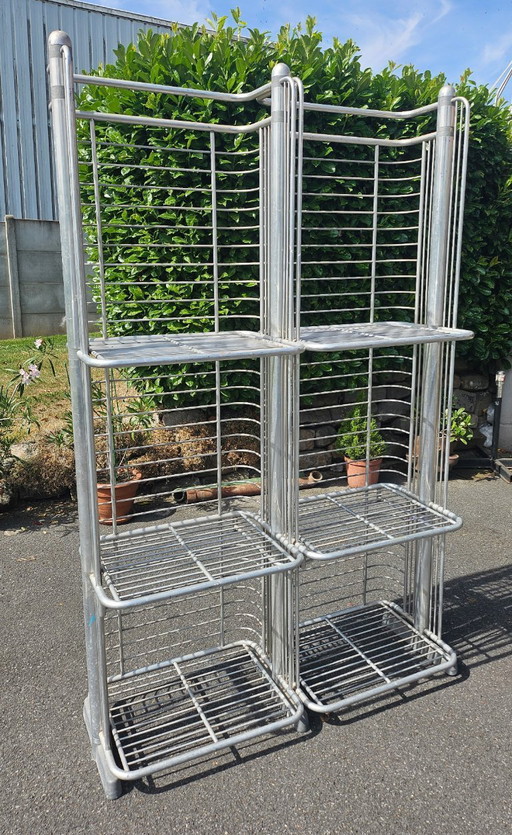 Étagère Art Déco, Aluminium – wandrek, Metal