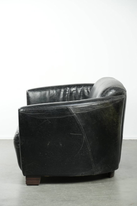 Image 1 of Atemberaubende und einzigartige Zweisitzer-Sitzbank im Aviator-Design aus Rindsleder