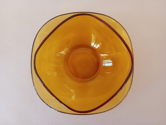 Image 1 of Coppe da dessert in ambra Vereco (Francia)