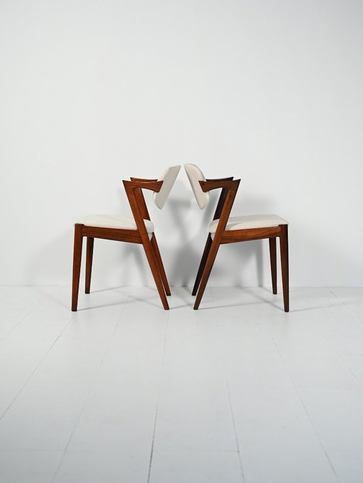 Pair of “42” Chairs by Kai Kristiansen