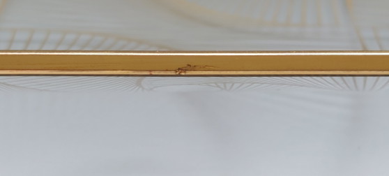Image 1 of Piatto da torta vintage di MF Crystal & Art Glass, azienda danese.