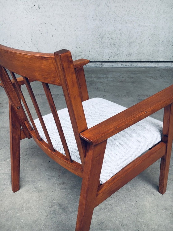 Image 1 of Ensemble de fauteuils de style hollandais moderne du milieu du siècle, Pays-Bas, années 1950