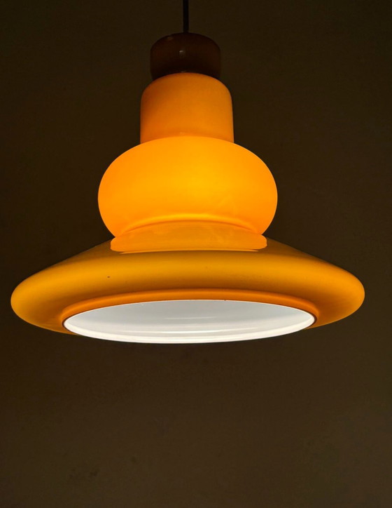 Image 1 of Lampada a sospensione in vetro Space Age