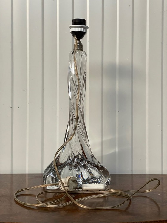 Image 1 of Vintage French Baccarat Table Lamp