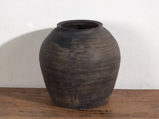 Antique wabi sabi style vase (c.1900) #8 (photo 24 of 34)