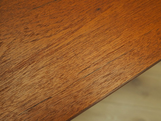 Scrivania danese in teak con sei cassetti, impiallacciata, anni '70. – Scrivanie, Wood (photo 10 of 17)