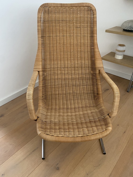Image 1 of Poltrona vintage in vimini rara - Poltrona, Dirk van Sliedregt