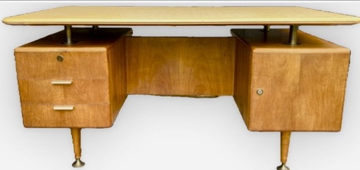 BUREAU EN POLY-Z DE DESIGN HOLLANDAIS DU MILIEU DU SIÈCLE PAR A.A. PATIJN POUR ZIJLSTRA JOURE