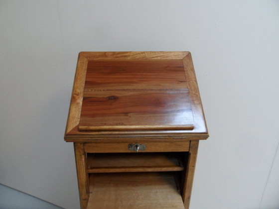 Vintage Rolluikkast Met Lessenaar – Opbergkast, Wood (photo 8 of 12)