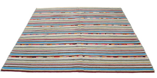 Hand-woven Jajim Kelim Fars 205x203