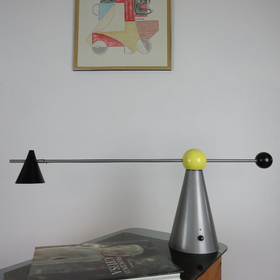 Lampada da tavolo "Molecola" design Luigi e Pietro Greppi per Oltreluce 1982 – Lampade da lettura, Alluminio (photo 4 of 5)