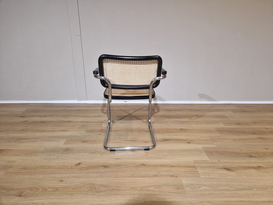 Image 1 of Vintage Cesca - Rattan Chair - Tube Frame - Black - Design.