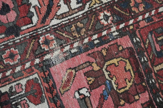 Image 1 of Tappeto orientale annodato a mano con bellissimi motivi tra cui dettagli rosa 312x220cm