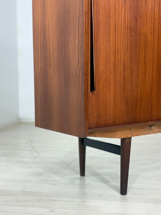 Image 1 of Buffet haut de design danois / Buffet en teck / Meuble bar / Meuble de salon / Meuble vintage