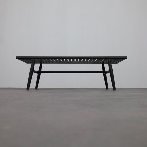 Image 1 of Panca moderna in legno a doghe di Stellar Works, anni 2000