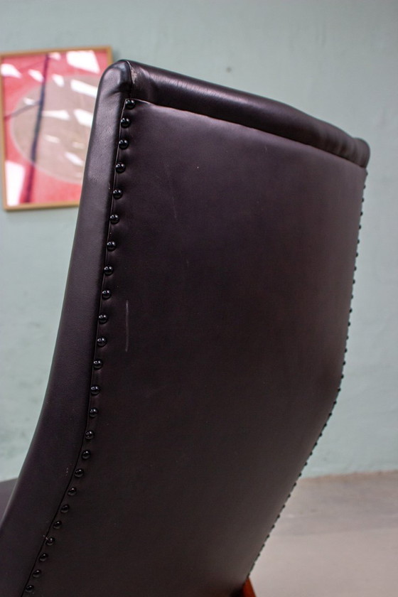 Image 1 of Fauteuil vintage Yngve Ekström, style Easy Chair, en chêne, milieu du siècle, années 60