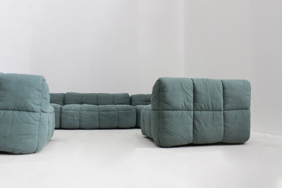 Vintage Modulaire Arflex Strips Sofa van Cini Boeri jaren 70 – Modulaire banken, Cotton (photo 7 of 14)