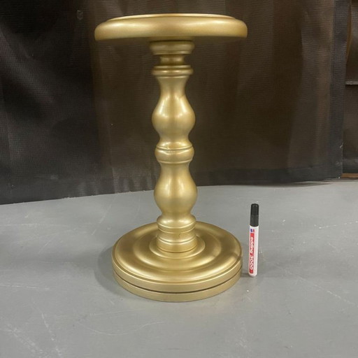 Gold-colored side table