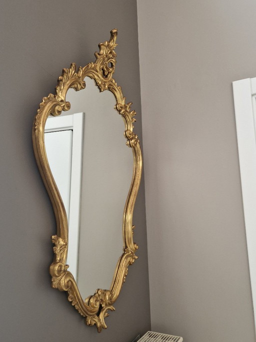 Vintage rococo wall mirror